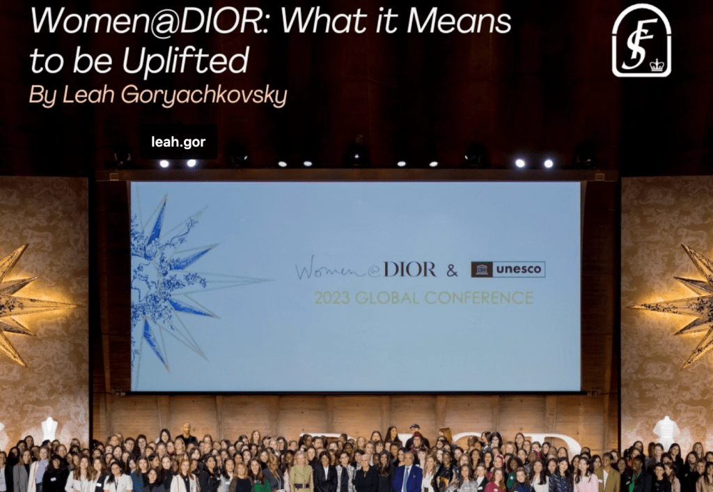 Women@DIOR: What it Means to be Uplifted 